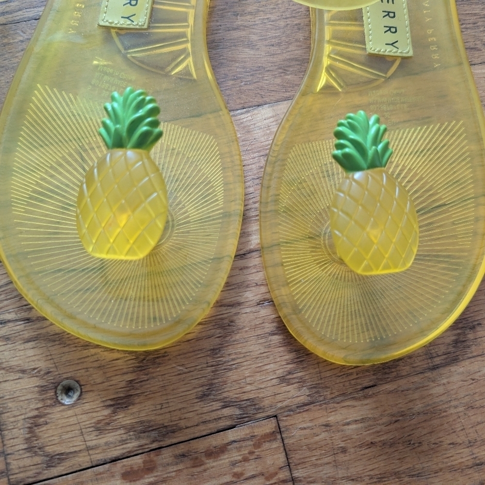 Katy Perry Collections Translucent Yellow Sandals - Picture 4 of 6